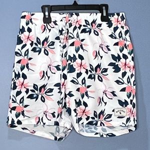 SHEIN White Floral Bathing Suit